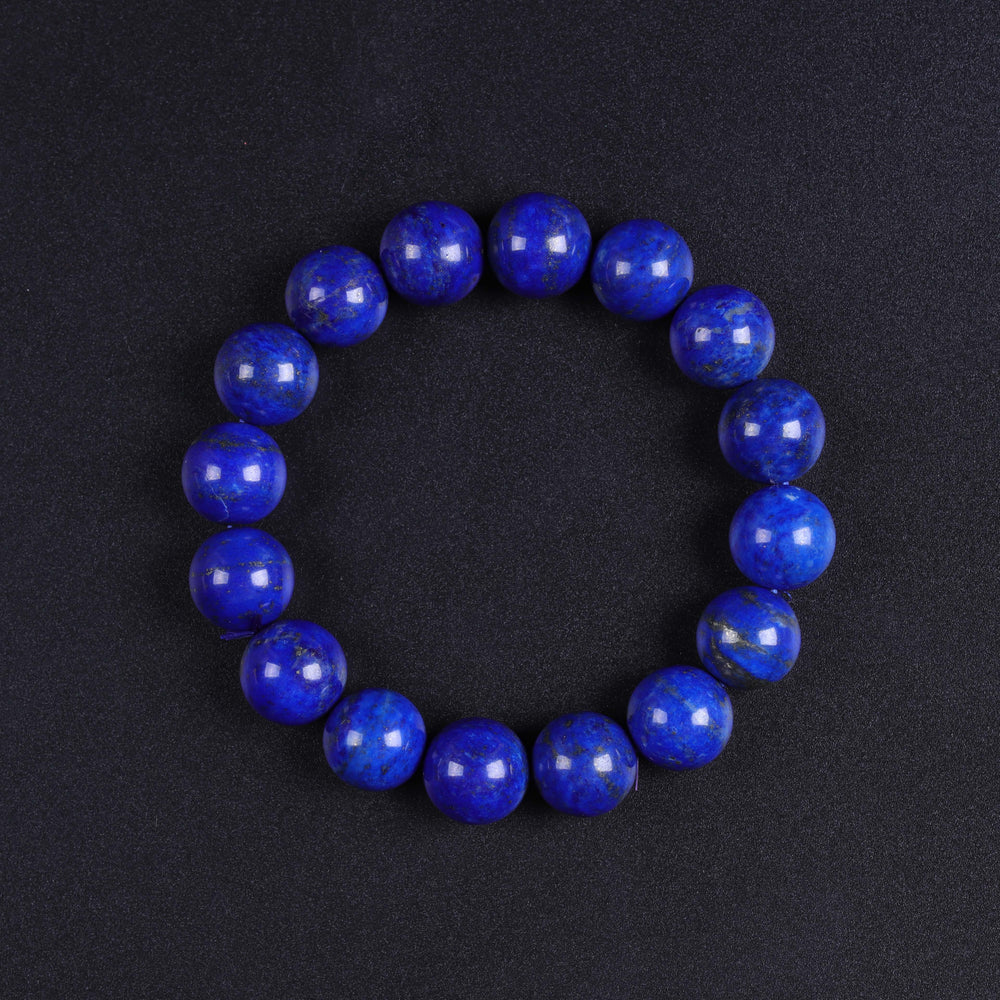 Sovereign Wisdom: Natural Lapis Lazuli Bracelet | Communication & Strategic Poise