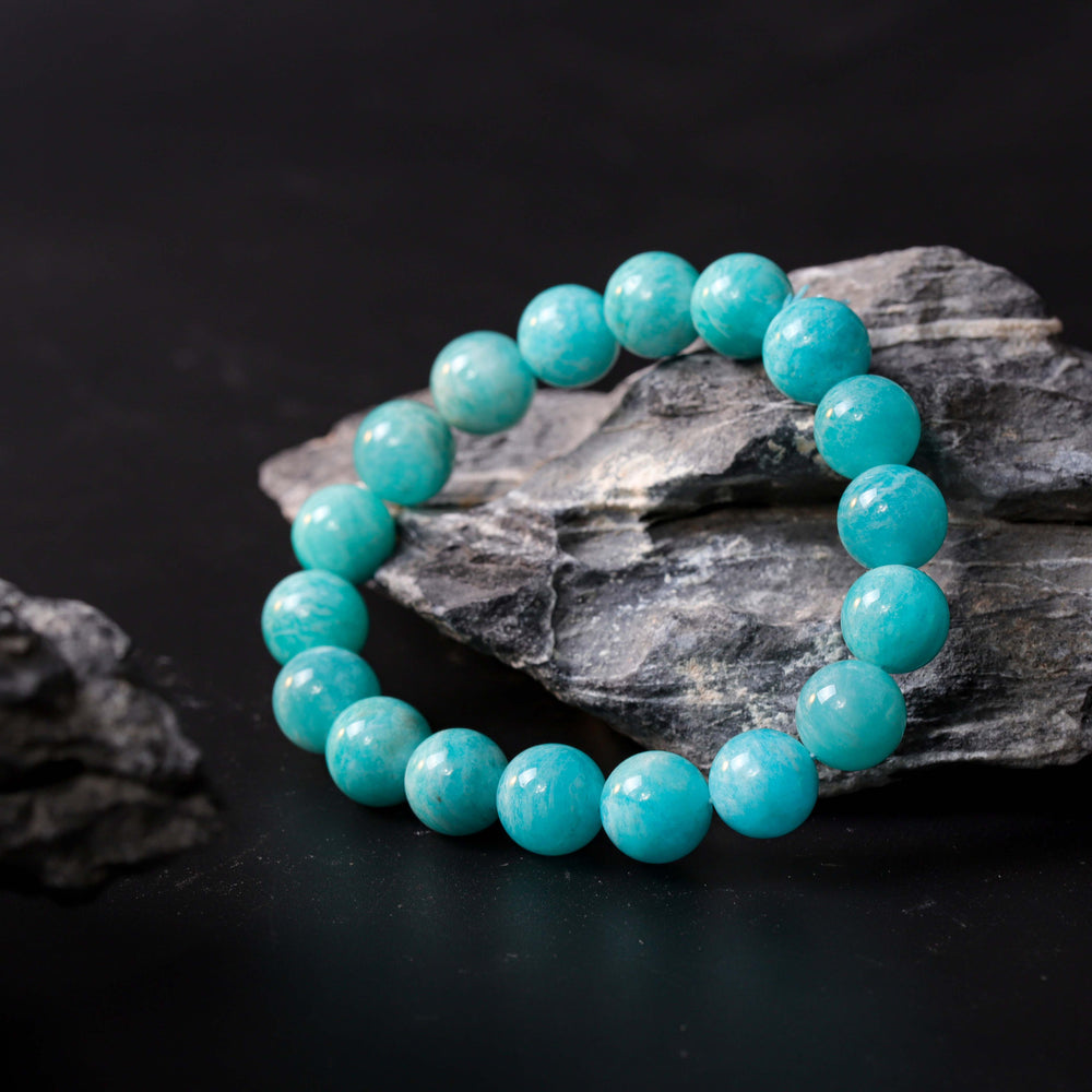 Sovereign Expression Array – Natural Amazonite Bracelet
