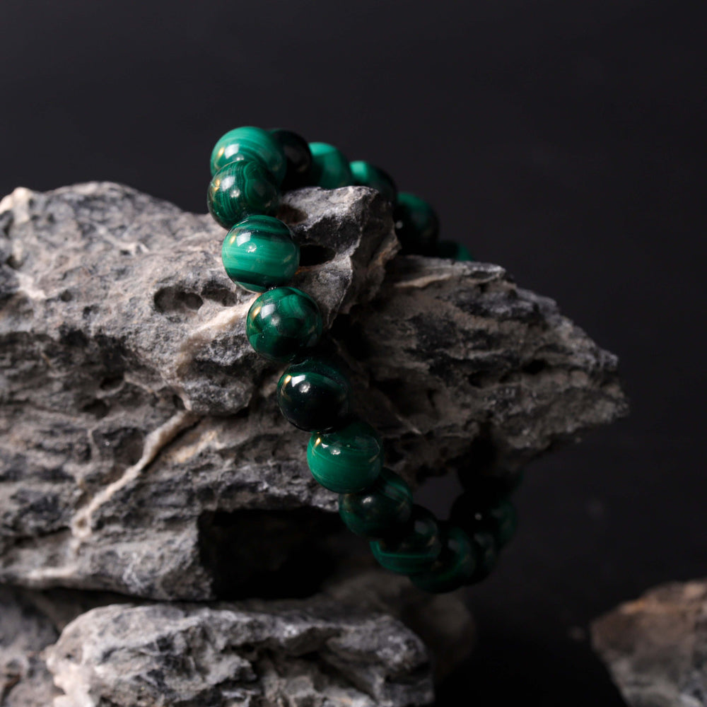 Transformation Series: Natural Malachite Bracelet | Evolution & Protection Shield