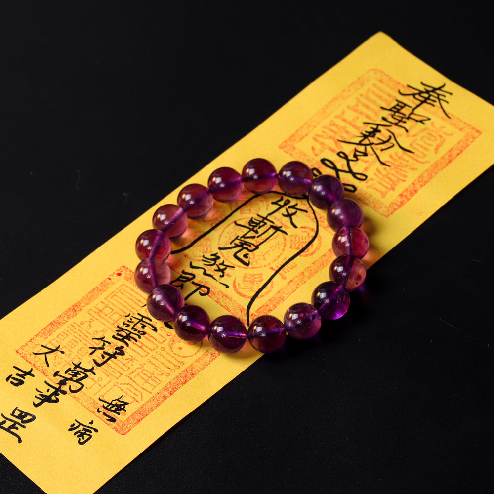 Sovereign Wisdom Array – Natural Amethyst Bracelet