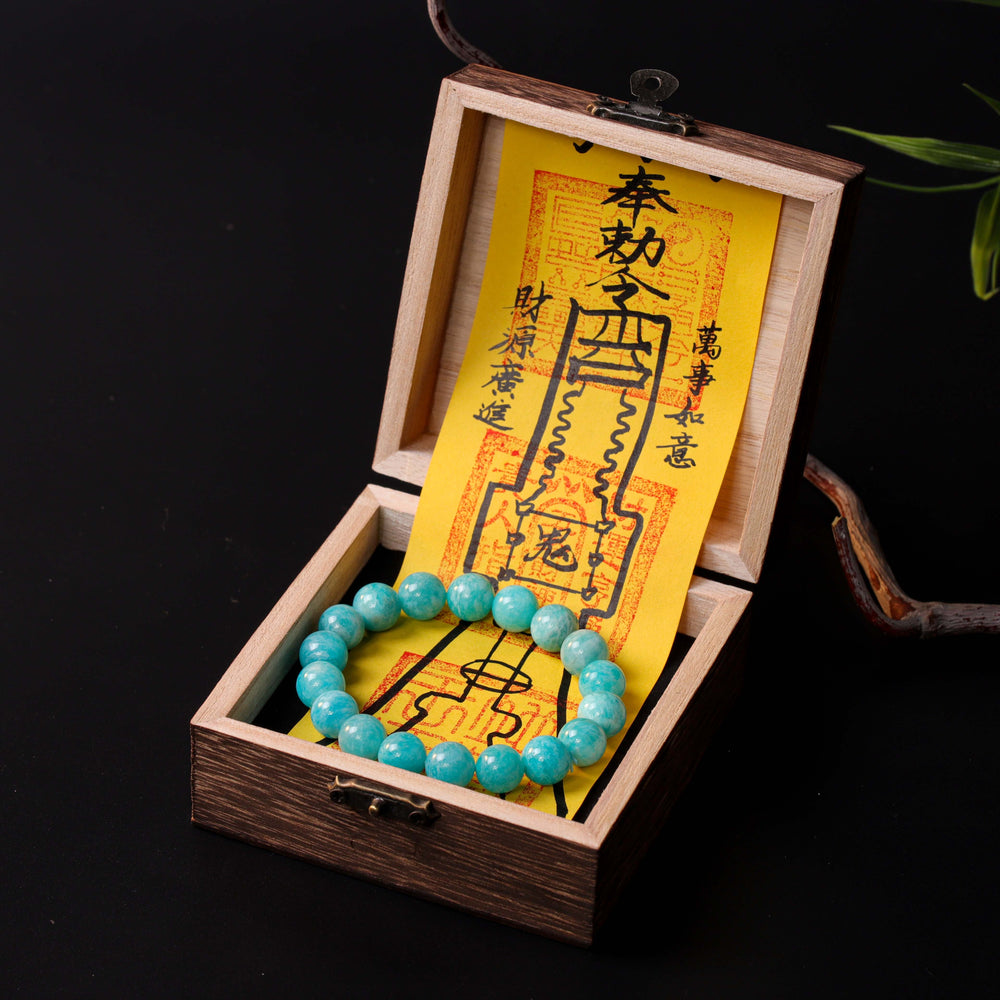 Sovereign Expression Array – Natural Amazonite Bracelet