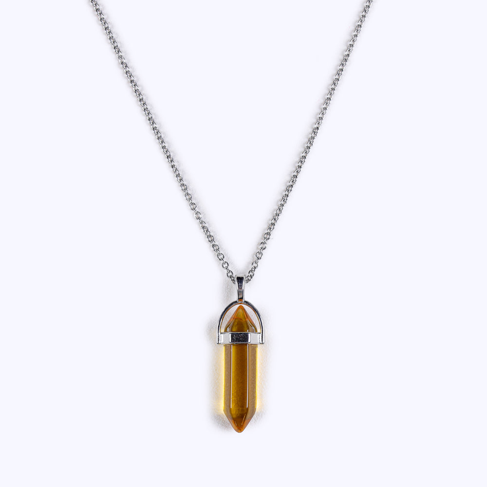 Natural Citrine | The Sovereign Abundance Anchor | Hexagonal Prism