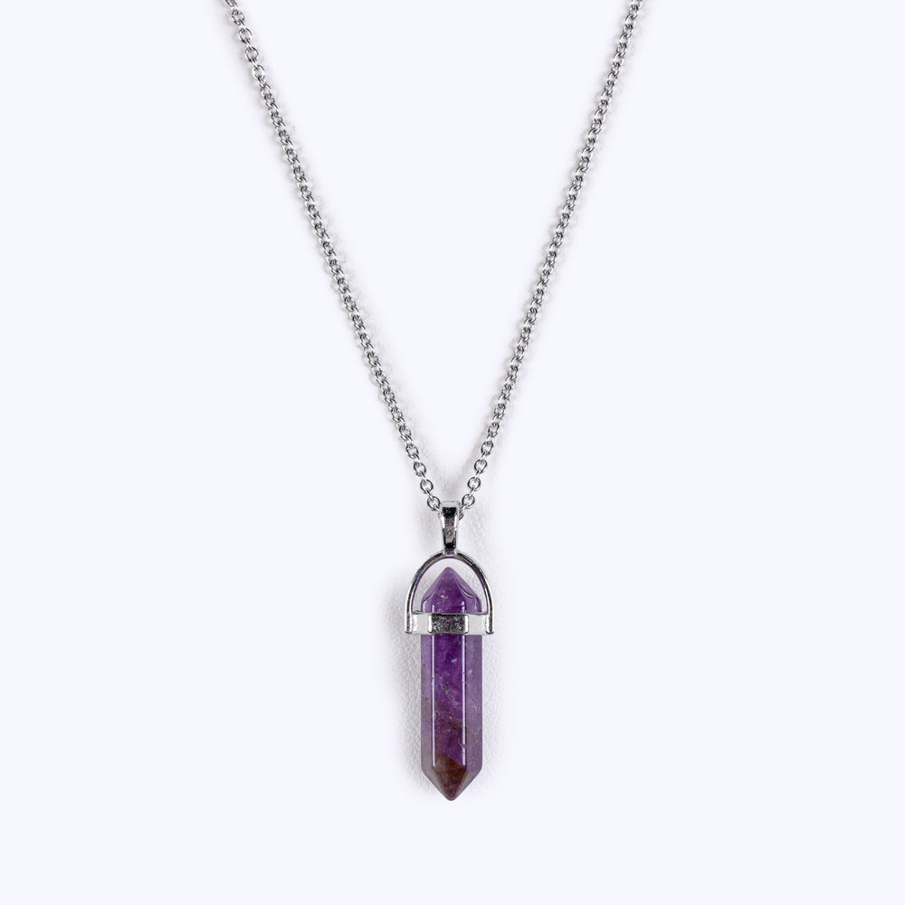 Natural Amethyst | The Sovereign Wisdom Anchor | Hexagonal Prism