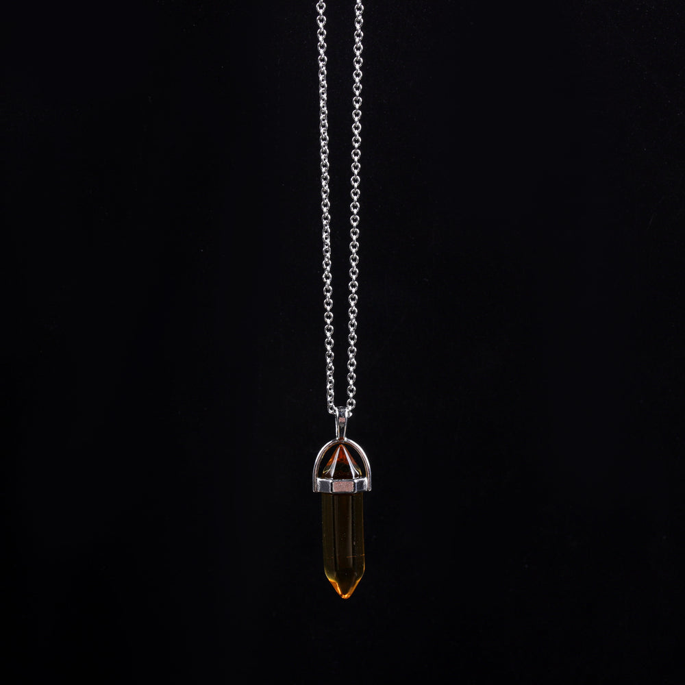 Natural Citrine | The Sovereign Abundance Anchor | Hexagonal Prism