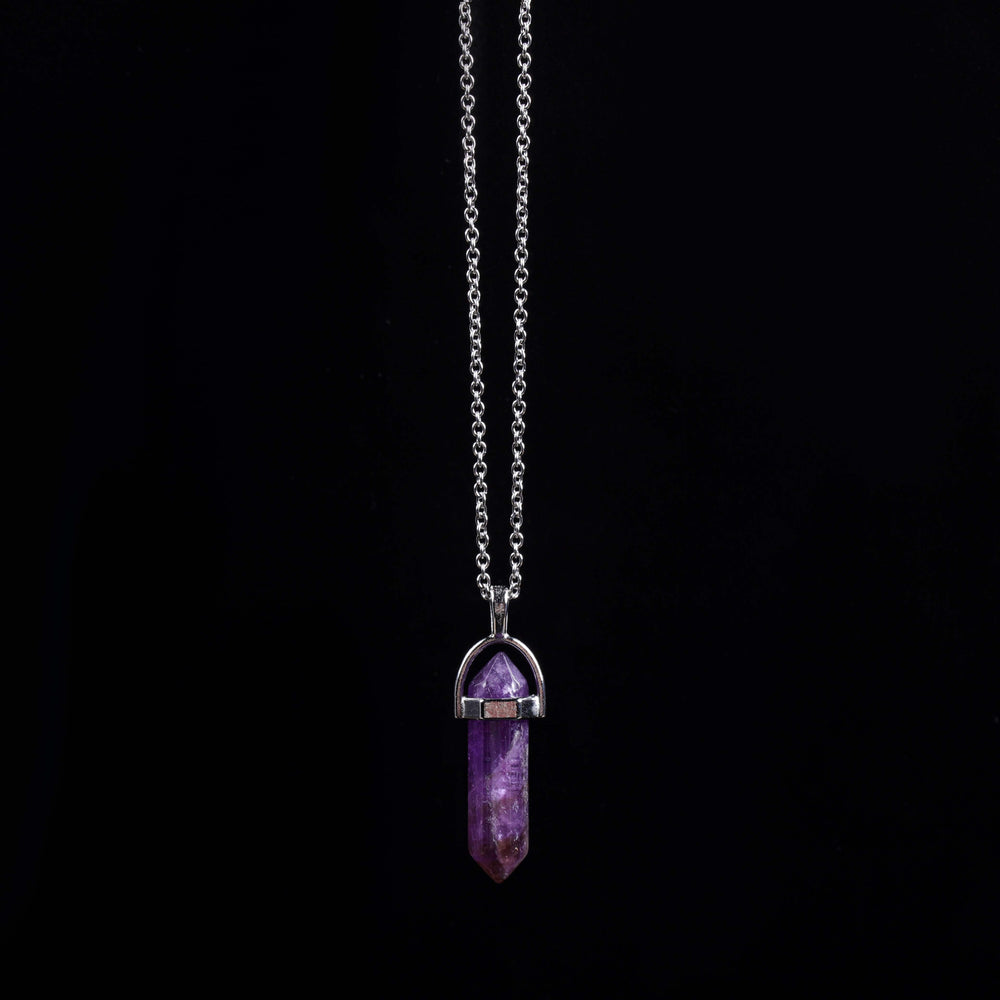 Natural Amethyst | The Sovereign Wisdom Anchor | Hexagonal Prism