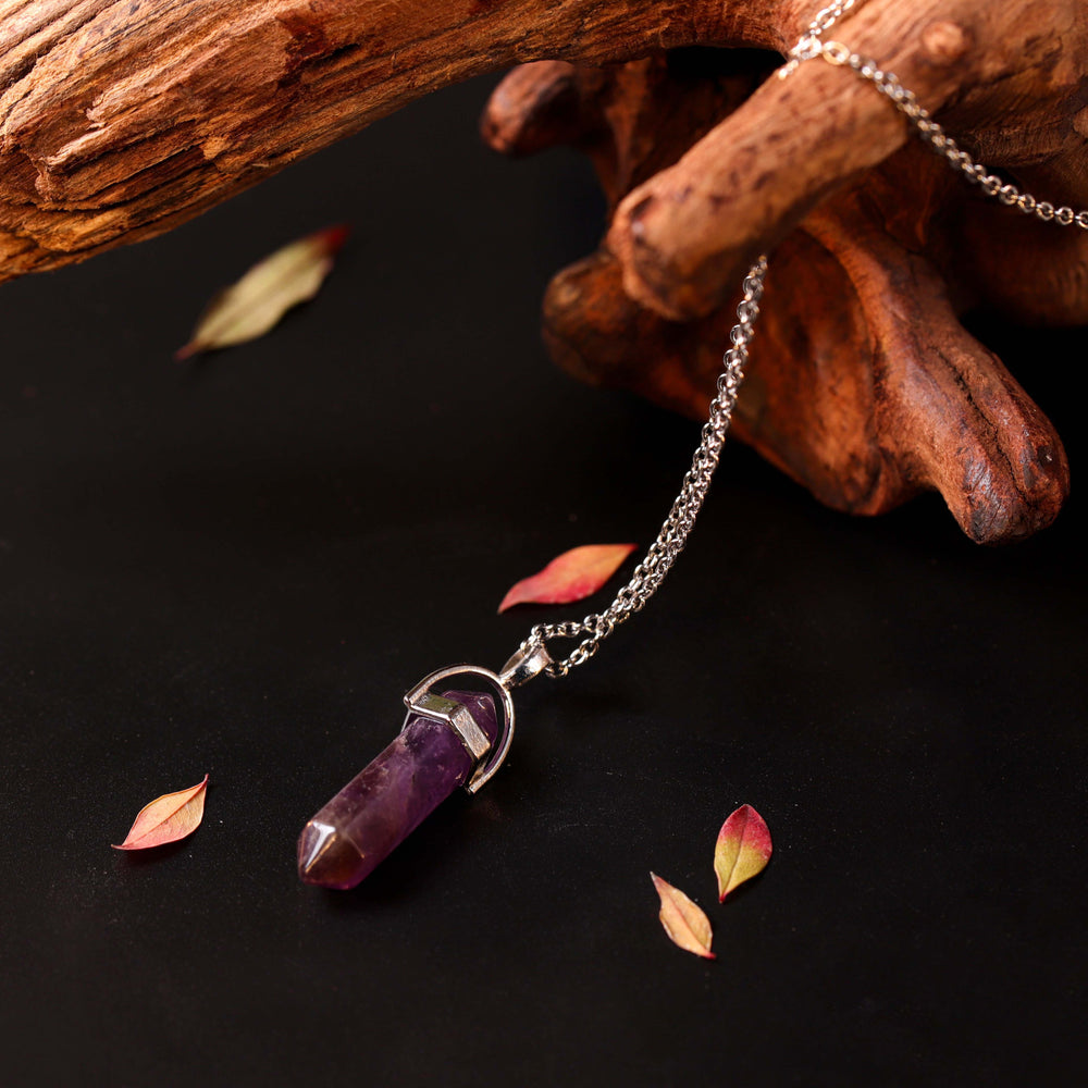 Natural Amethyst | The Sovereign Wisdom Anchor | Hexagonal Prism