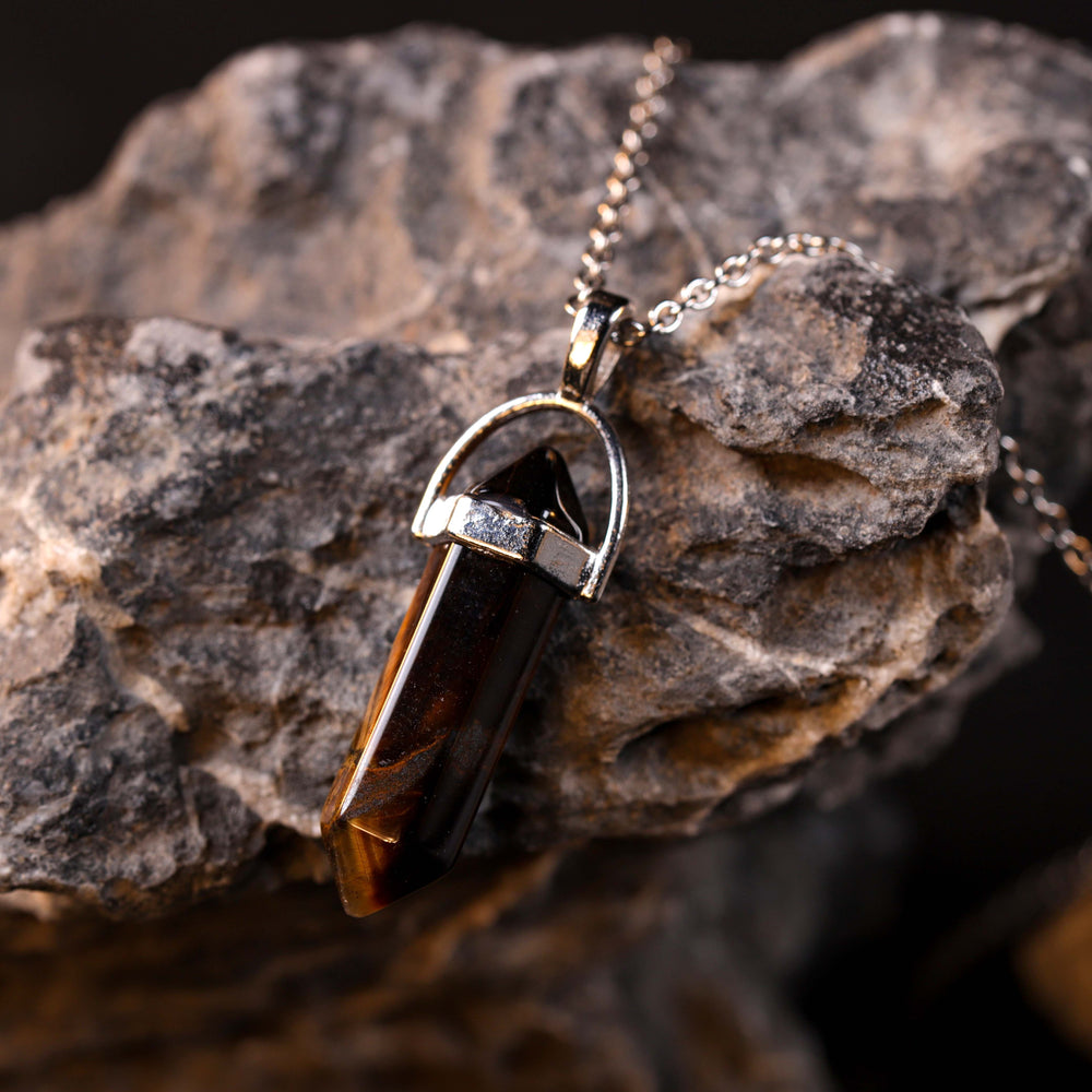 Natural Golden Tiger’s Eye | The Authority Anchor | Hexagonal Prism