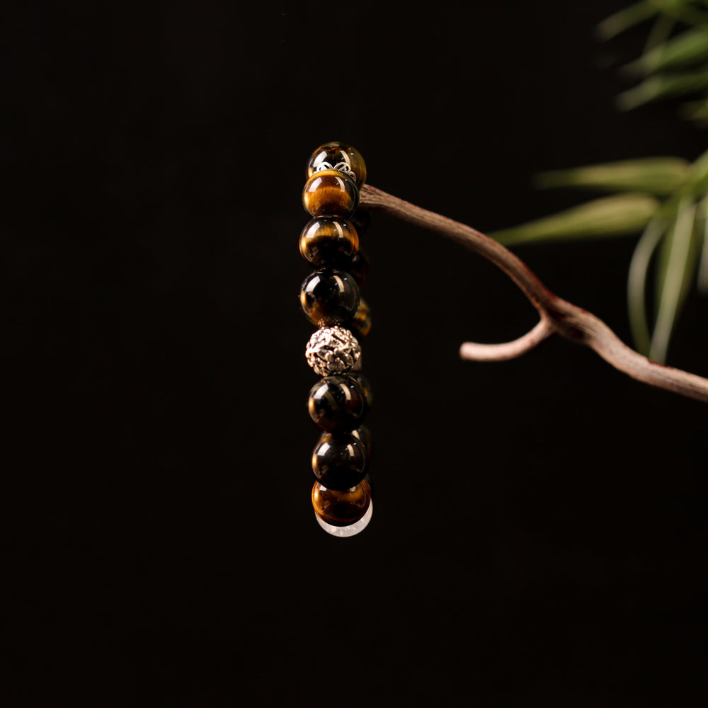 Natural Dream Tiger’s Eye & White Phantom | Limitless Courage Bracelet | Bracelet