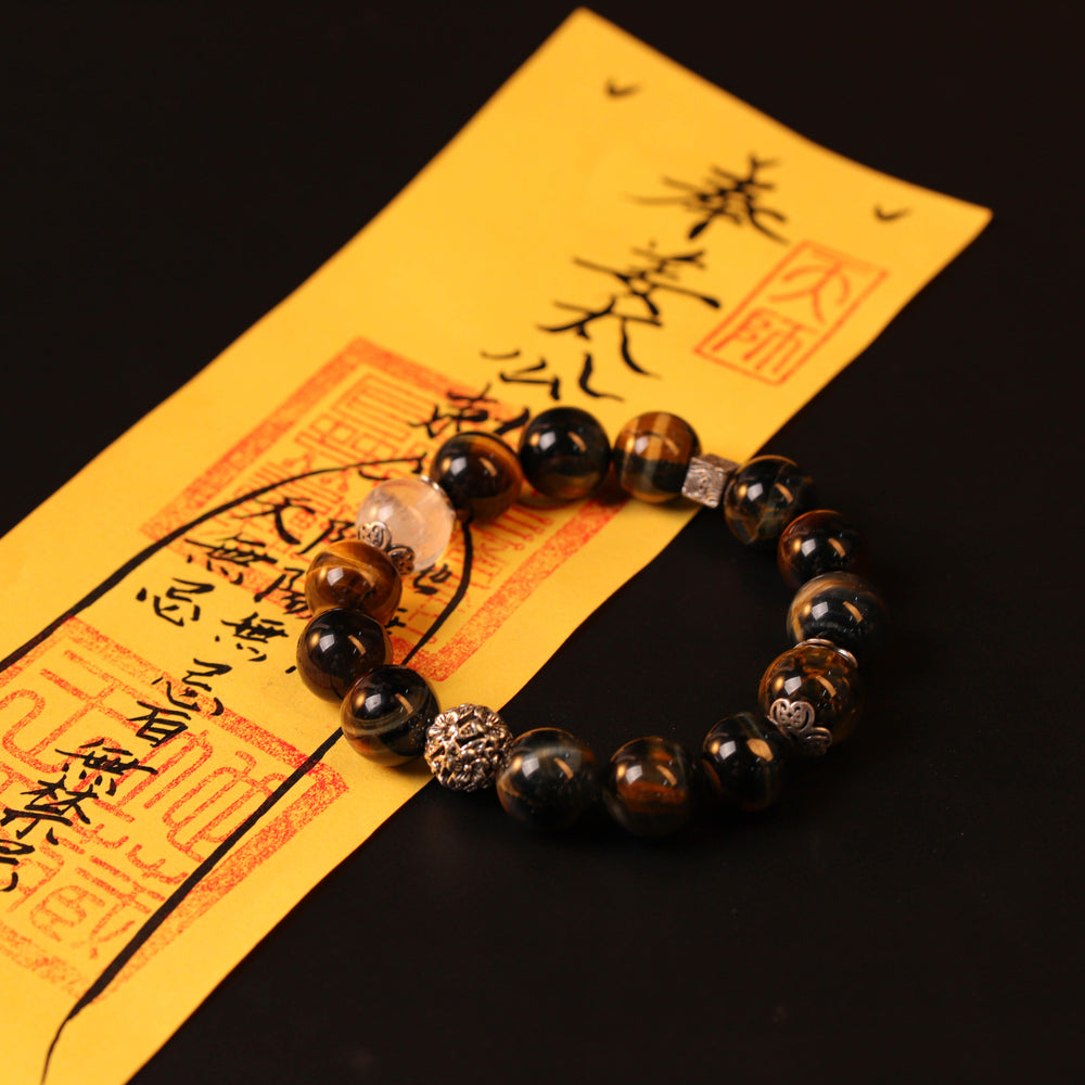 Natural Dream Tiger’s Eye & White Phantom | Limitless Courage Bracelet | Bracelet