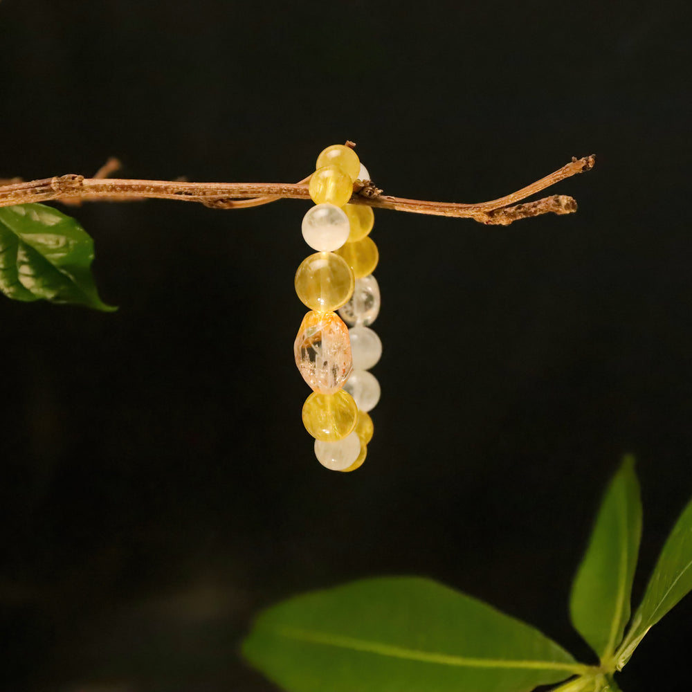 Blessed CloudBlaze Golden Glow Moon Bracelet – Balance & Clarity