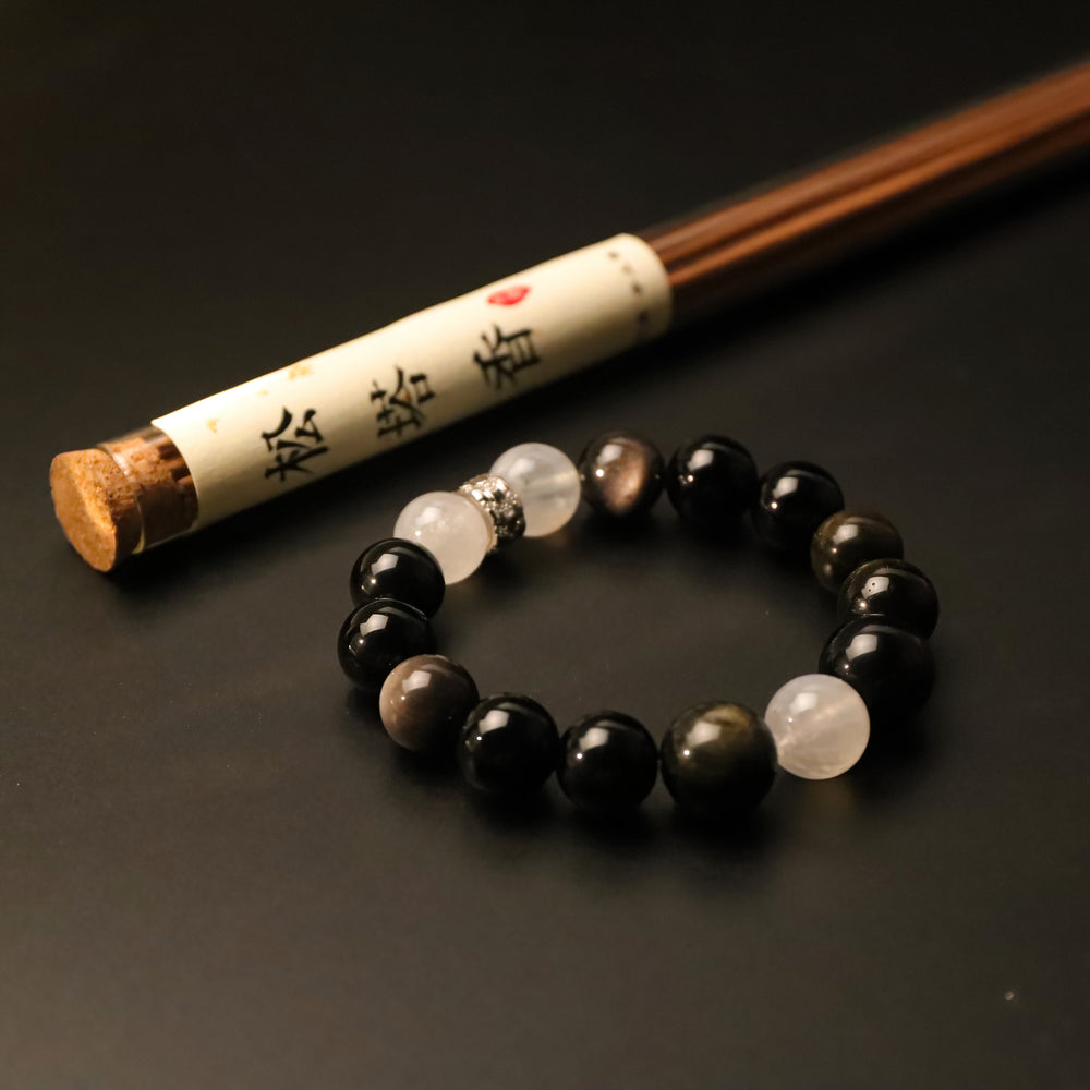 Protective Gentle Heart · Four-Crystal Symbiosis Blessed Energy Bracelet