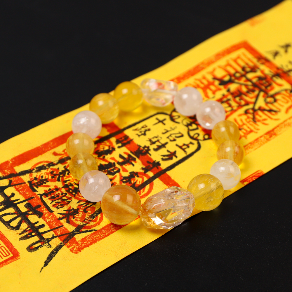 Blessed CloudBlaze Golden Glow Moon Bracelet – Balance & Clarity