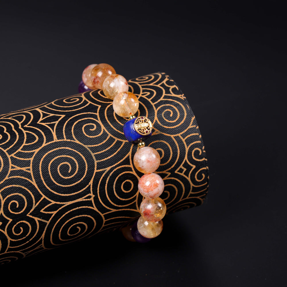 Natural Citrine, Amethyst & Lapis Lazuli | The Executive Flow Anchor