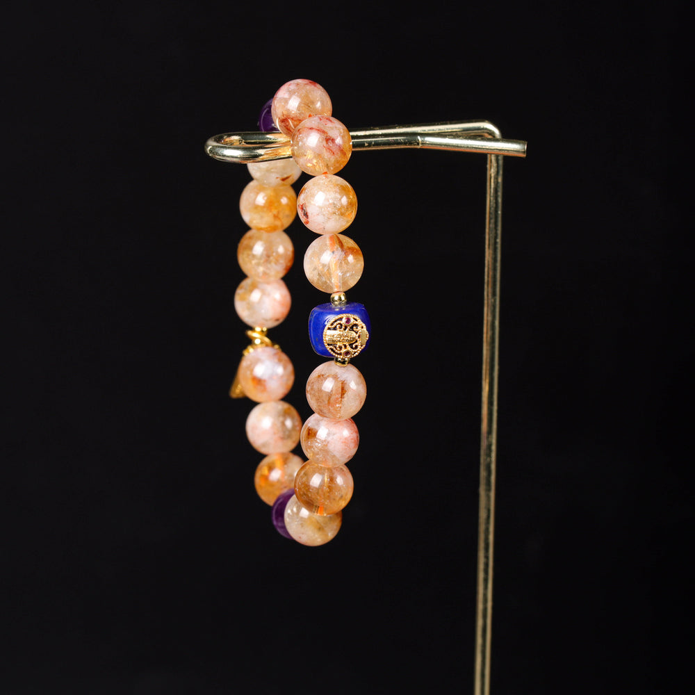 Natural Citrine, Amethyst & Lapis Lazuli | The Executive Flow Anchor