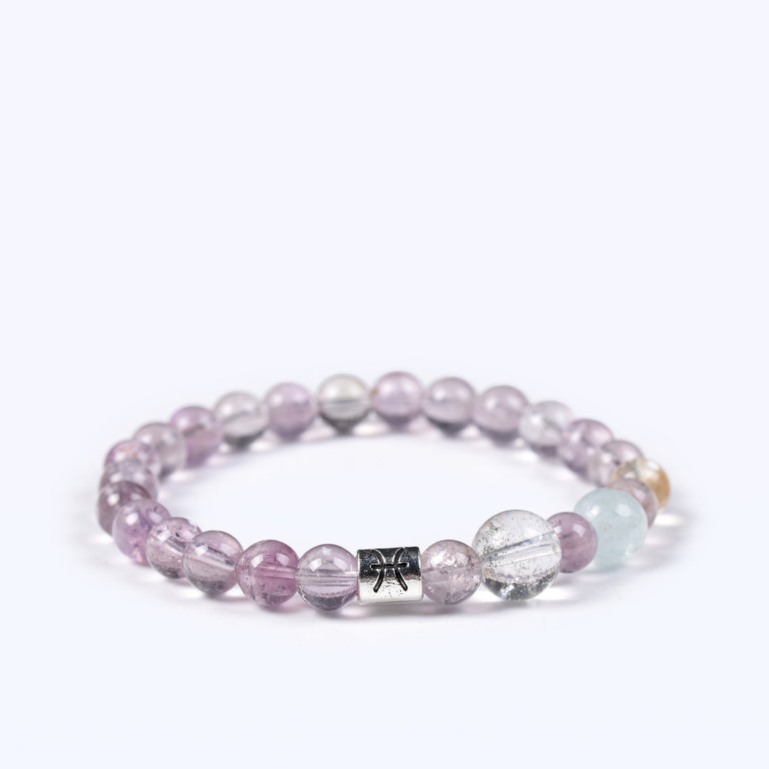 Pisces Amethyst "Intuition & Flow" Bracelet - Inspiration & Balance