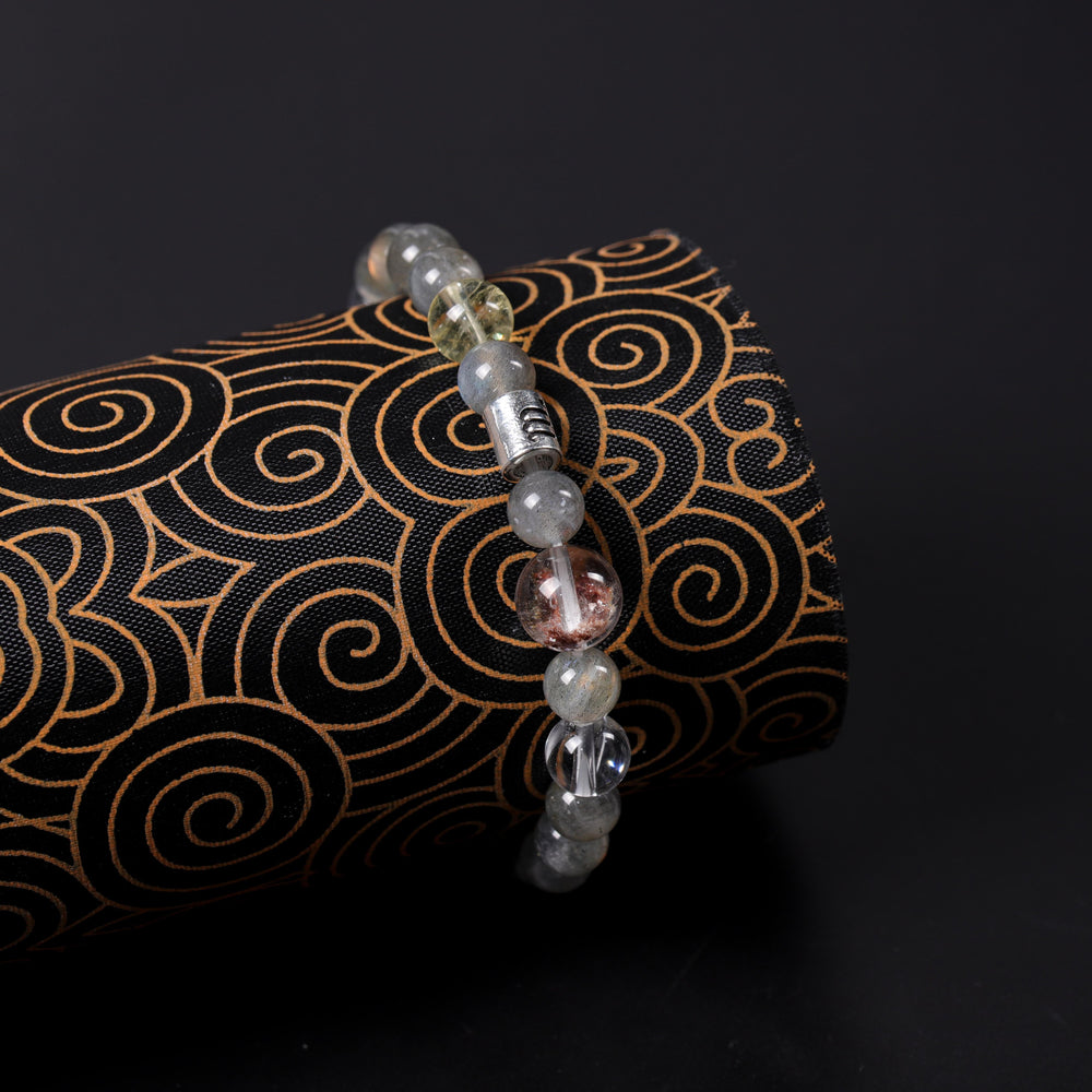 Natural Labradorite & Multi-Crystal Scorpio Traditional Insight & Alignment Bracelet