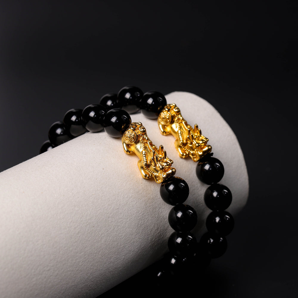 FREE Today: Obsidian Pixiu Abundance Bracelet