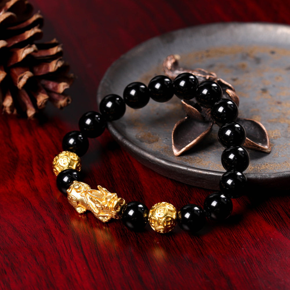 FREE Today: Obsidian Pixiu Prosperity Bracelet