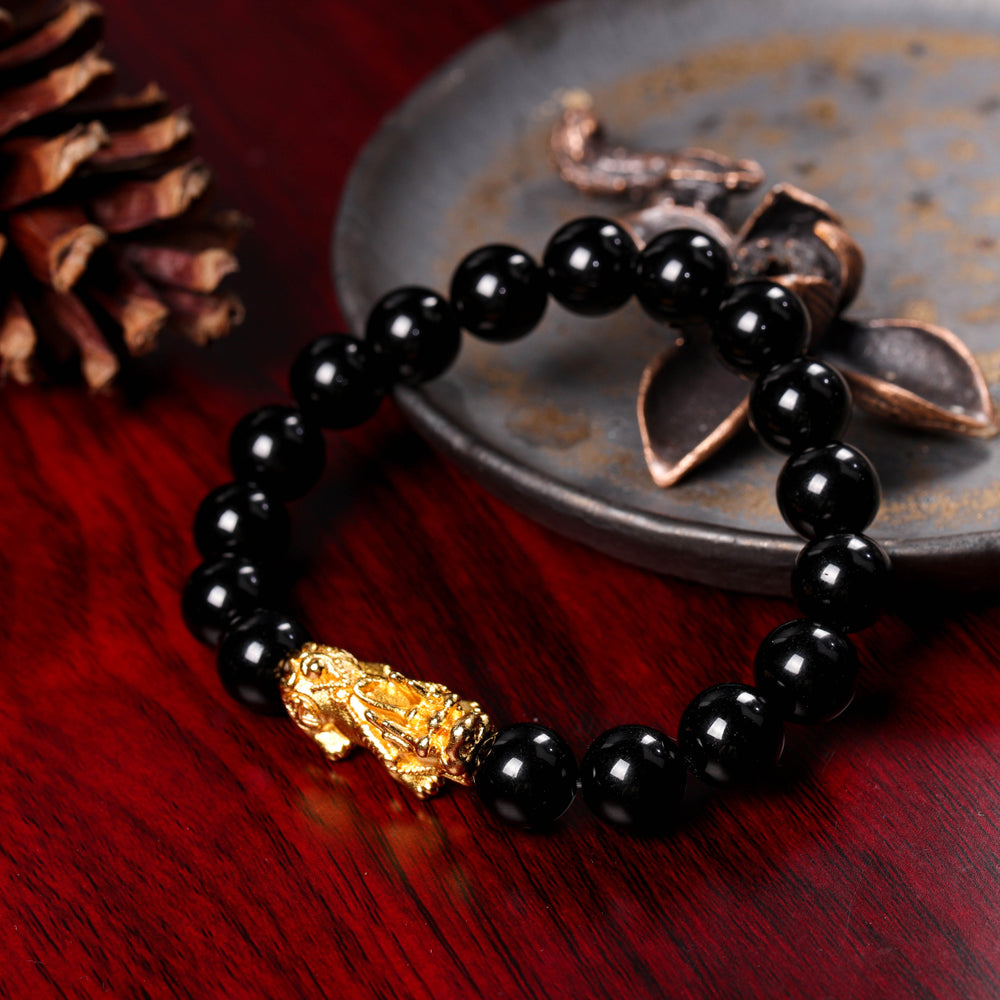 FREE Today: Obsidian Pixiu Abundance Bracelet