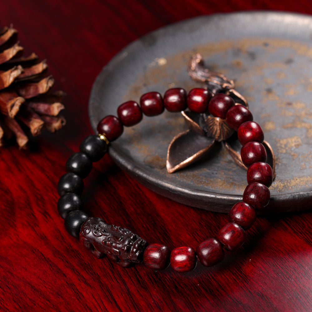 FREE Today: Blood & Black Sandalwood Pixiu Bracelet