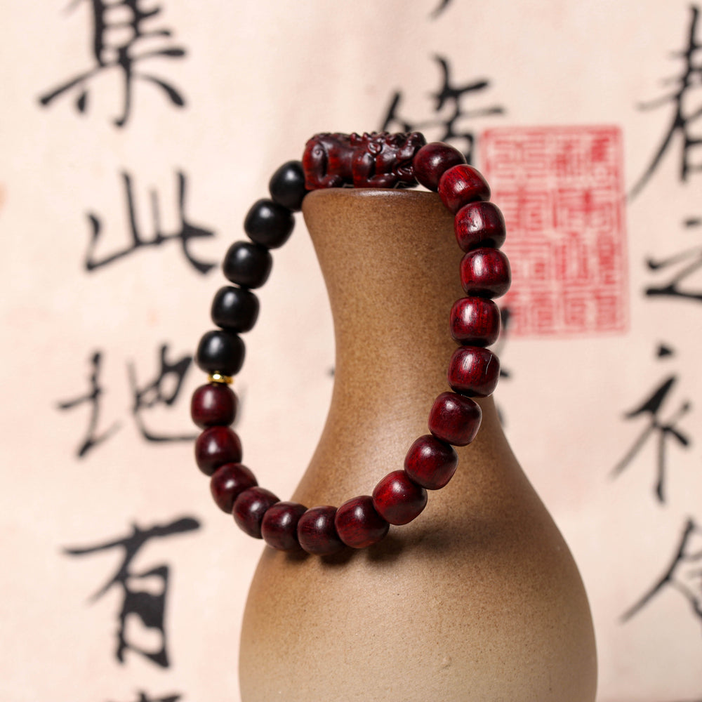 FREE Today: Blood & Black Sandalwood Pixiu Bracelet