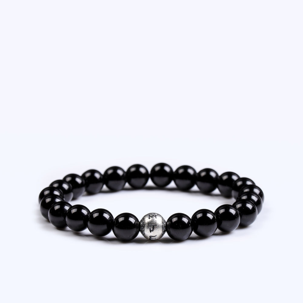 Foundational Balance Array – Natural Black Obsidian Balance Bracelet