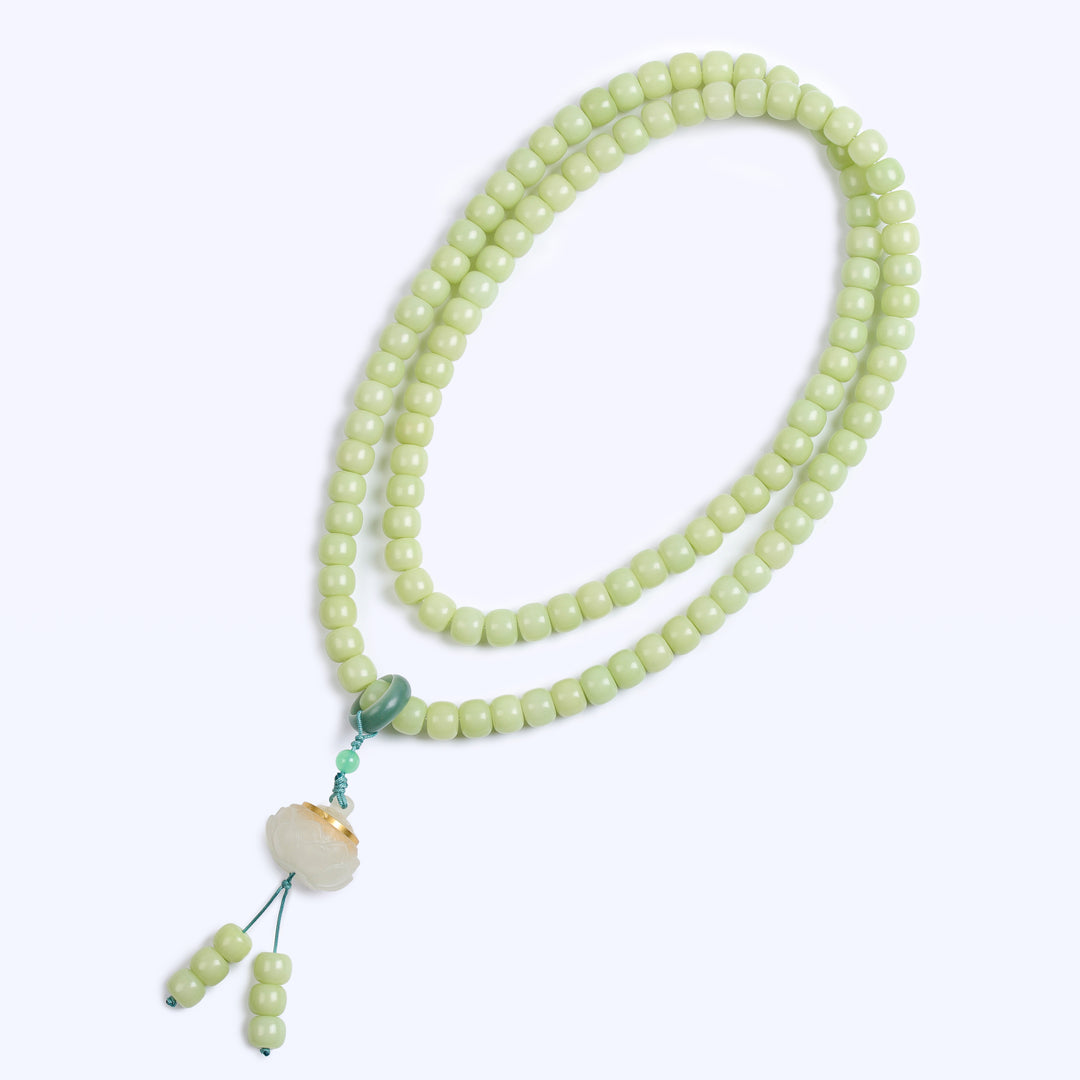 FREE Today: Natural Bodhi Root 108 Mala Bracelet