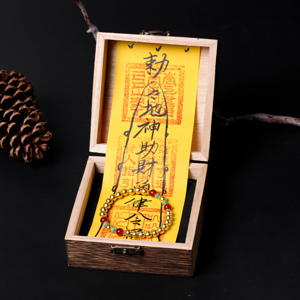 FREE Today: Ancient Gold Lotus Abundance Bracelet