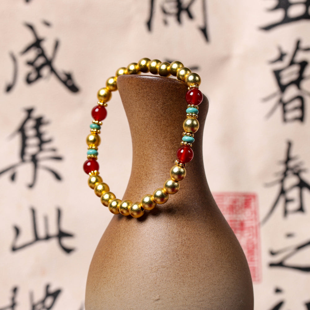 FREE Today: Ancient Gold Lotus Abundance Bracelet