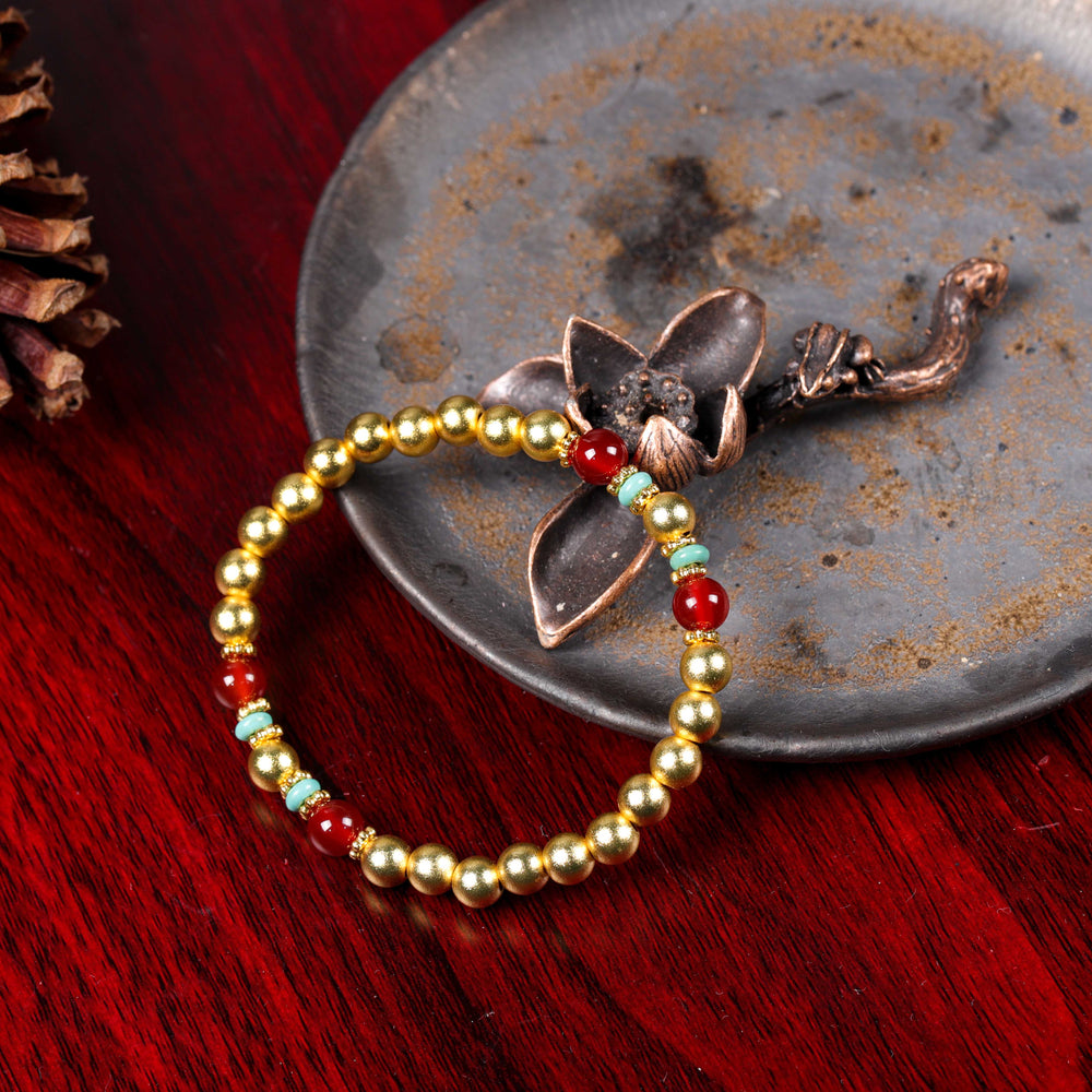 FREE Today: Ancient Gold Lotus Abundance Bracelet