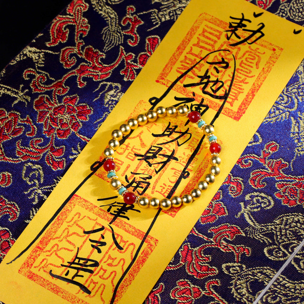FREE Today: Ancient Gold Lotus Abundance Bracelet