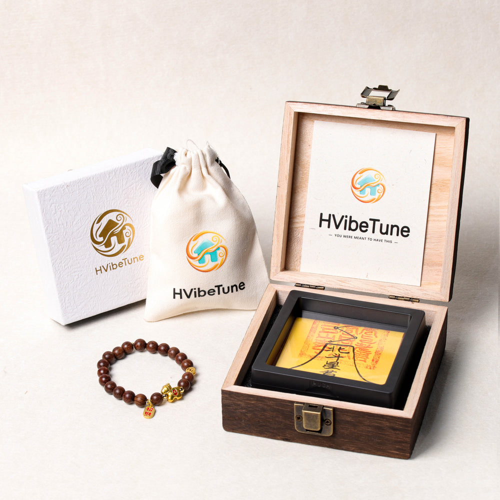 FREE Today: Golden Sandalwood Lucky Horse Bracelet