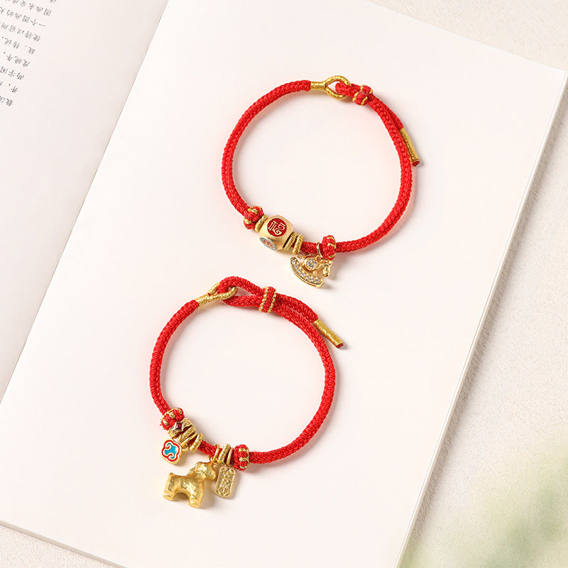 2026 Momentum Red String | Horse & Enamel | Bracelet