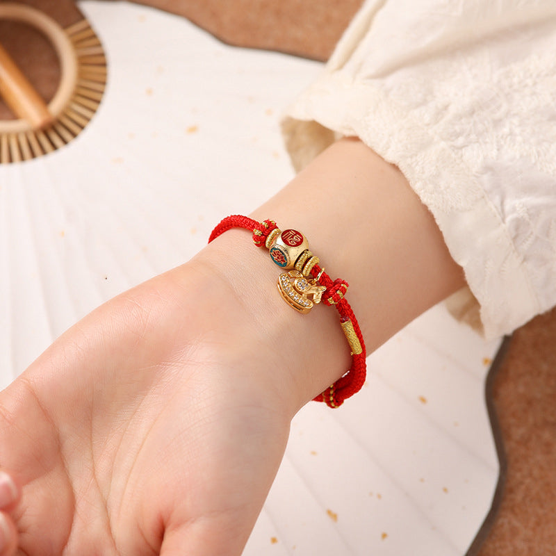 2026 Momentum Red String | Horse & Enamel | Bracelet