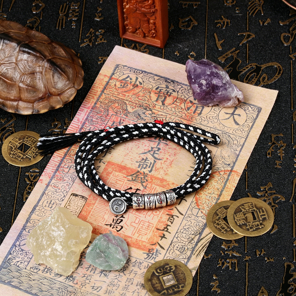 S925 Sterling Silver Triple Fortune Balance Waist Cord & Bracelet