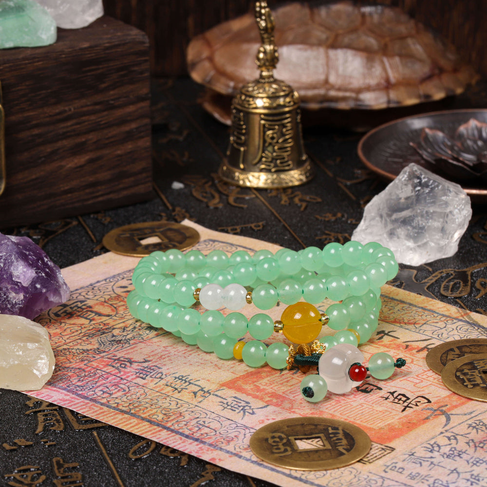 Clarity & Serenity Multi-Wrap Array – Azure Rain Bracelet