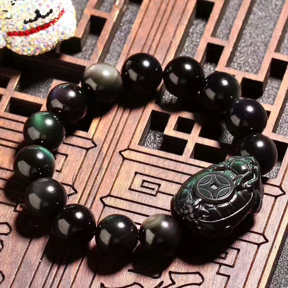 Rainbow Obsidian Dragon Tortoise 