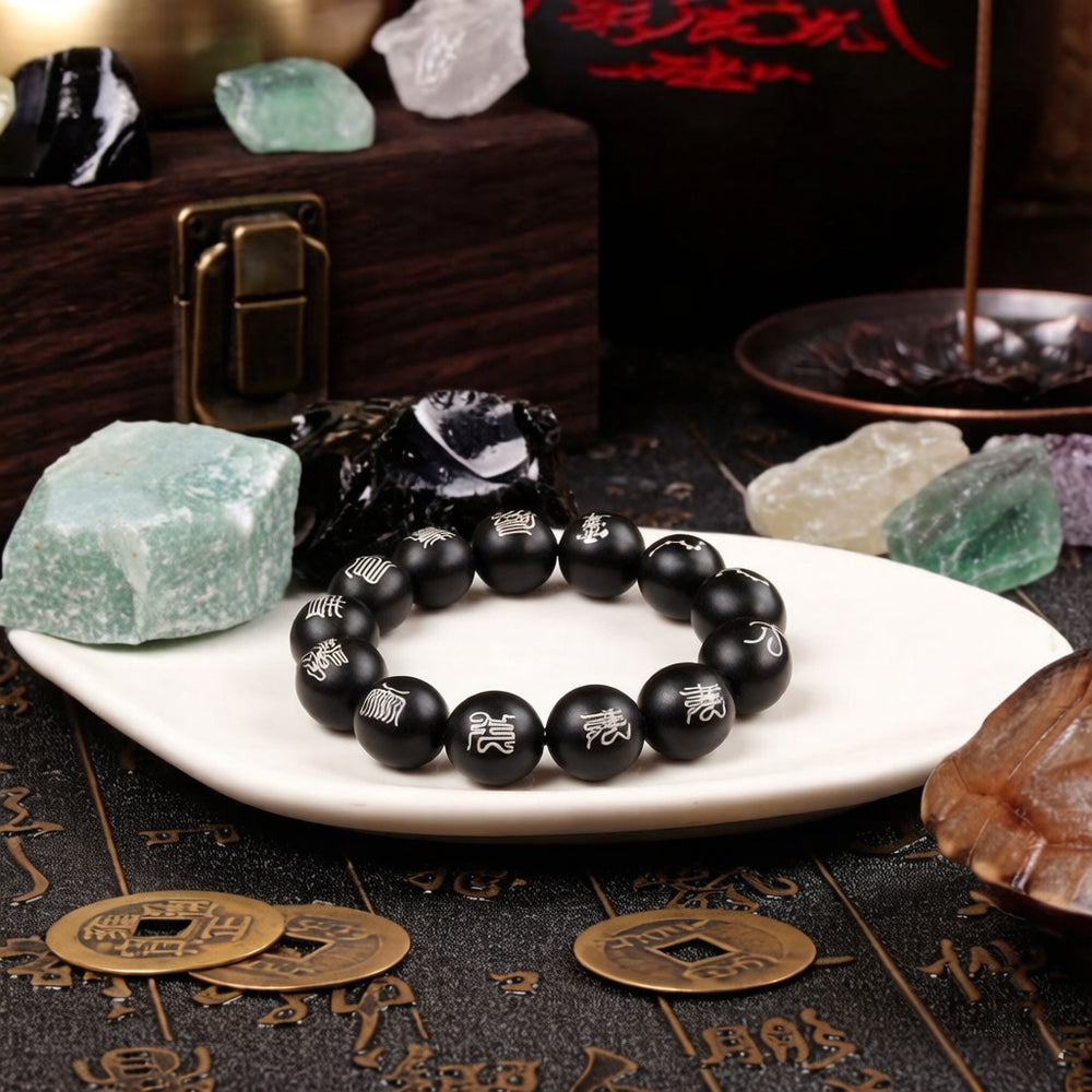Ebony Wood & Silver 