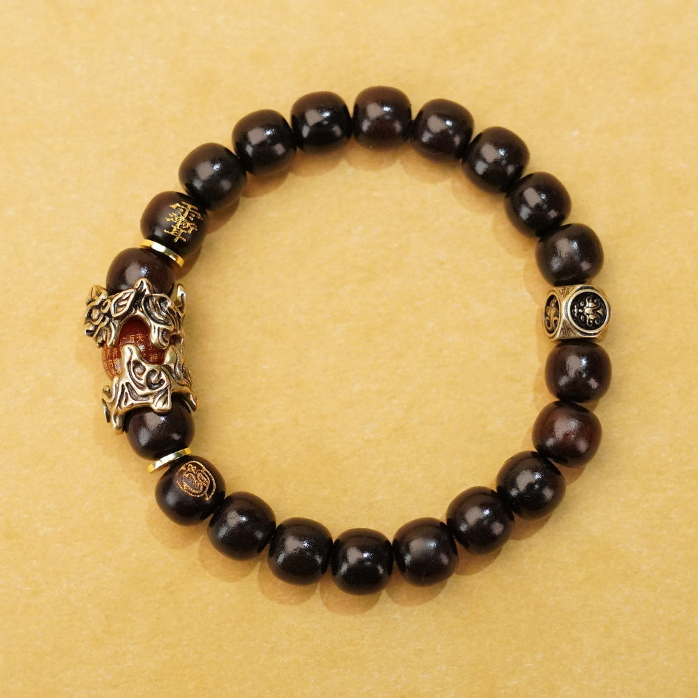Abundance & Stability Array – Natural Lightning-Struck Jujube Wood 