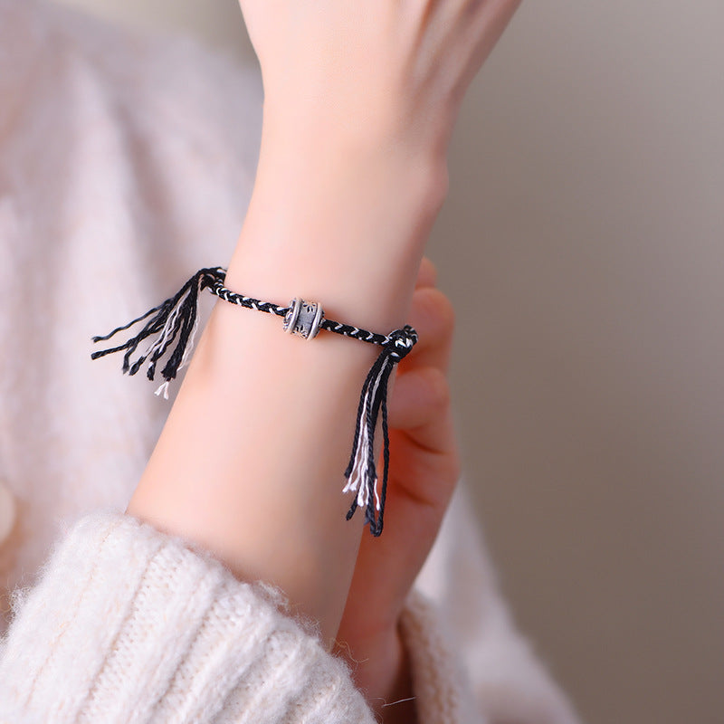 S925 Sterling Silver Triple Fortune Balance Waist Cord & Bracelet
