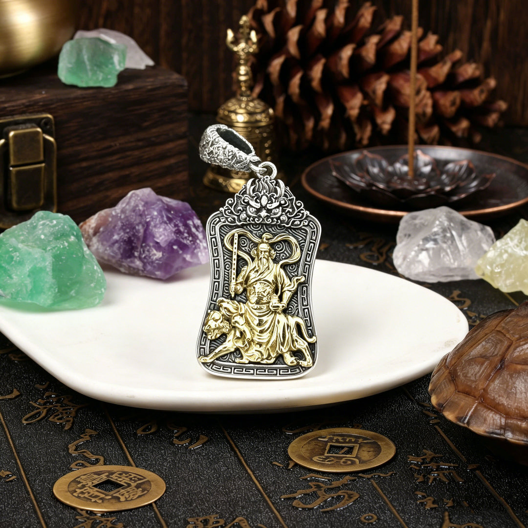 Prosperity & Momentum Array – Traditional Martial Guardian "Zhao Gongming" Pendant