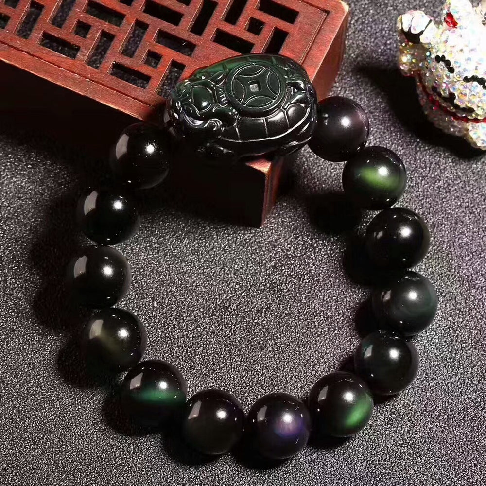 Rainbow Obsidian Dragon Tortoise 